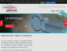 Tablet Screenshot of addimen.com